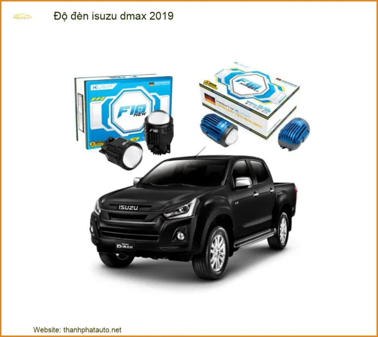 Độ Đèn Isuzu D-max 2019 - Tăng Sáng Đẳng Cấp, Giữ Zin Hệ Thống Điện