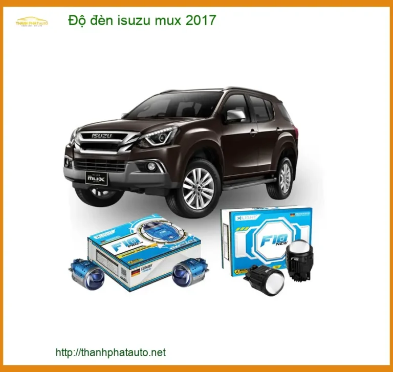 Độ Đèn Isuzu Mux 2017 Tăng Sáng An Toàn - Nâng Cấp Chuyên Nghiệp Tại Thành Phát Auto