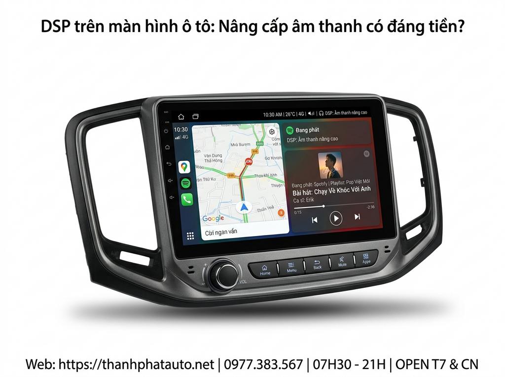 DSP trên màn hình ô tô: Nâng cấp âm thanh có đáng tiền?