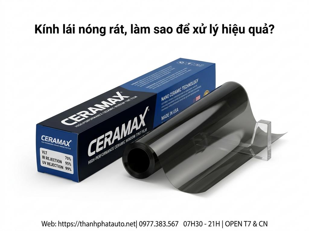 Kính lái nóng rát, làm sao để xử lý hiệu quả?