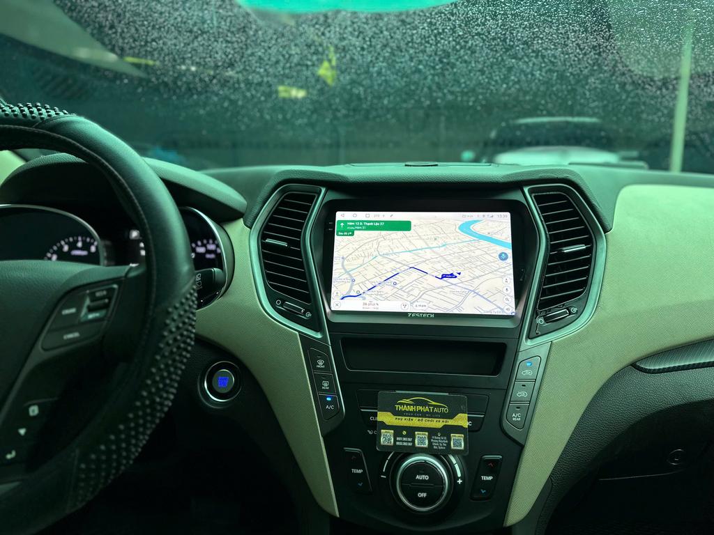 Màn Hình Android Hyundai Santafe 2018 Lắp Đặt Tận Nơi Uy Tín chính hãng 3