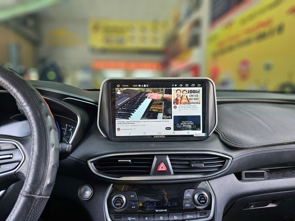 Màn Hình Android Hyundai Santafe 2024 Chính Hãng - Lắp Đặt Tận Nơi chính hãng 2