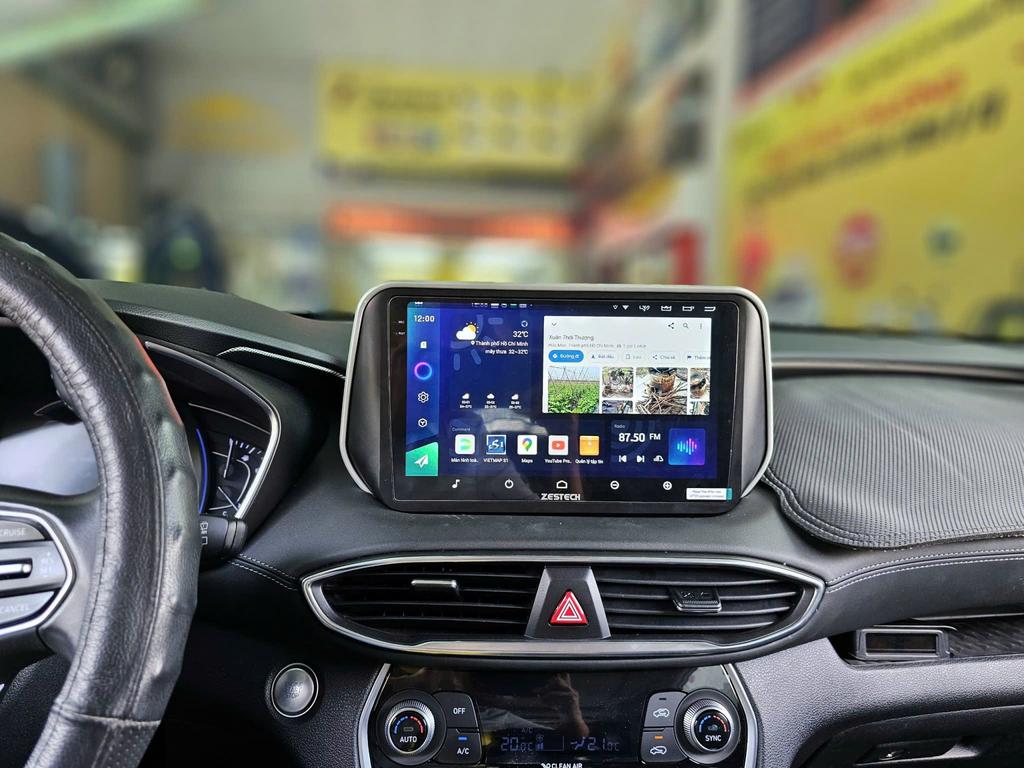 Màn Hình Android Hyundai Santafe 2024 Chính Hãng - Lắp Đặt Tận Nơi chính hãng 3