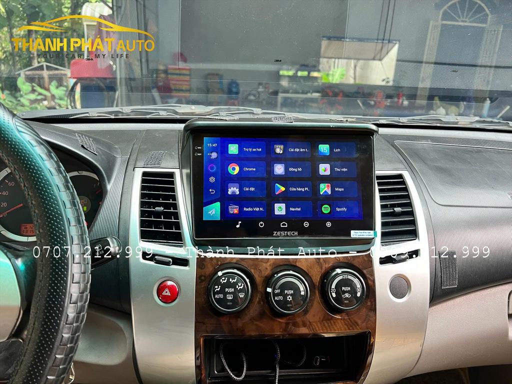 Màn Hình Android Mitsubishi Pajero Sport 2015 Lắp Đặt Tận Nơi Uy Tín chính hãng 3
