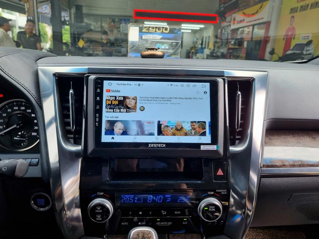 Màn Hình Android Toyota Alphard 2020 Lắp Đặt Tận Nơi Uy Tín chính hãng 3