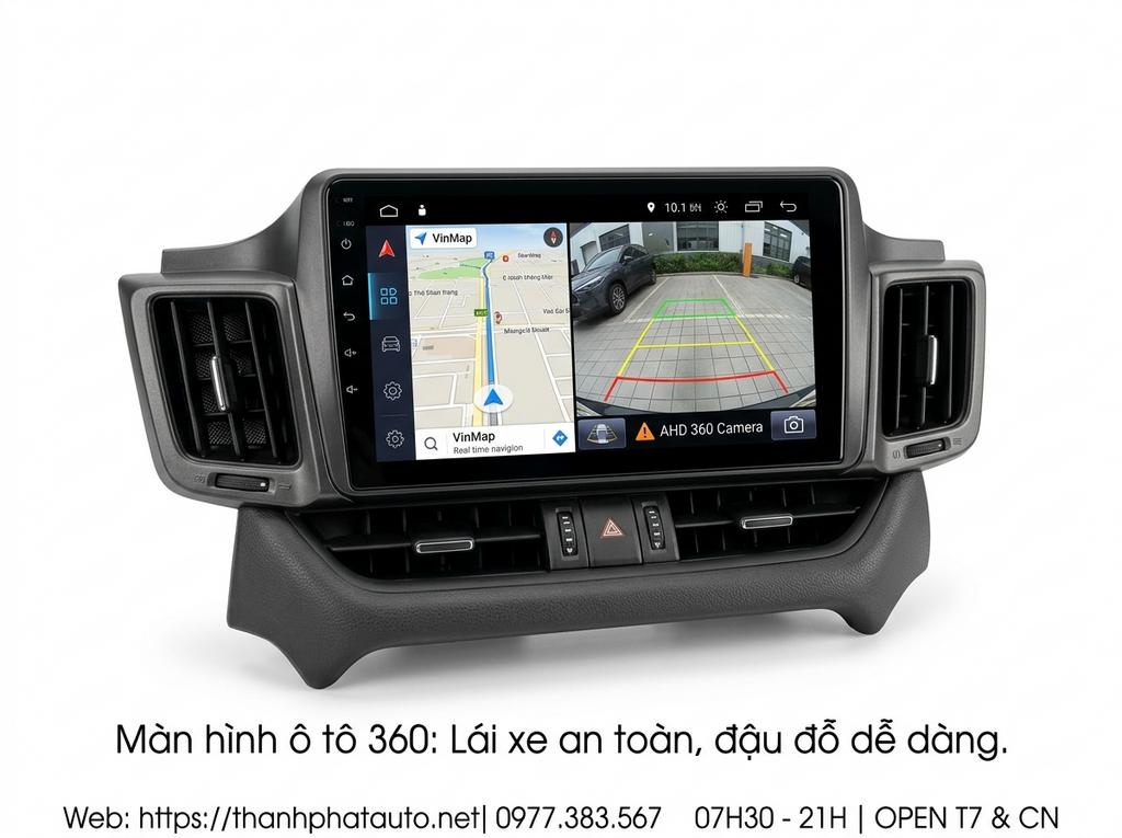 Màn hình ô tô 360: Lái xe an toàn, đậu đỗ dễ dàng.