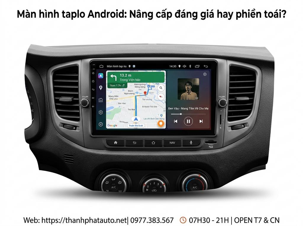 Màn hình taplo Android: Nâng cấp đáng giá hay phiền toái?