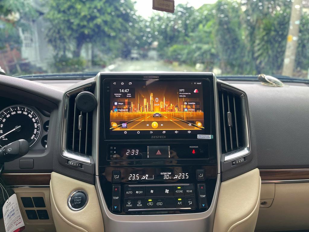 Màn Hình Toyota Land Cruiser 2019 Nâng Cấp Android Cao Cấp Uy Tín chính hãng 3