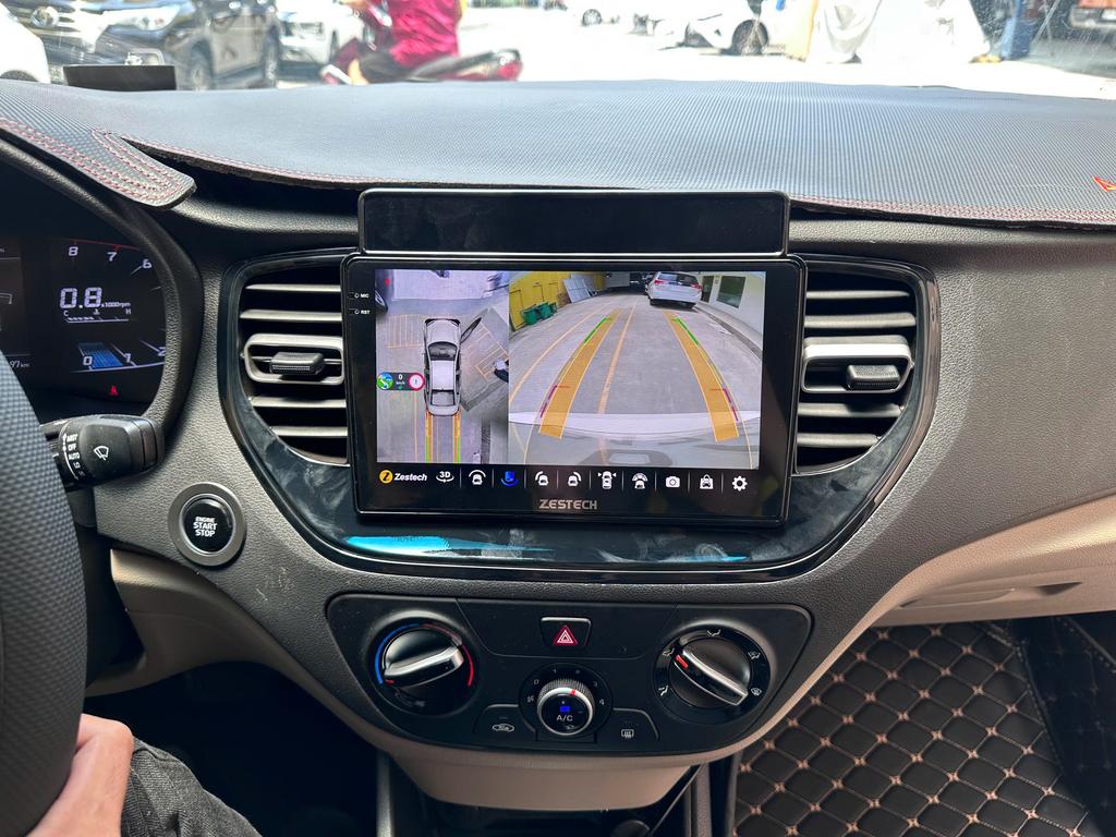 Nâng cấp màn hình Z18 360 cho Accent 2023 an toàn 3