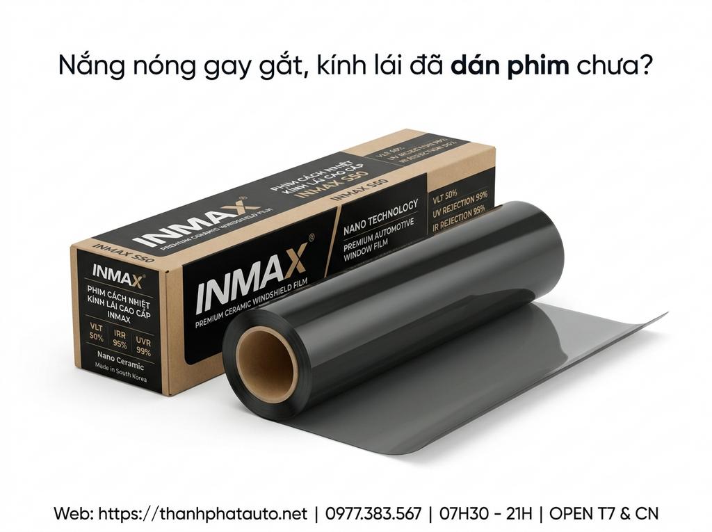 Nắng nóng gay gắt, kính lái đã dán phim chưa?