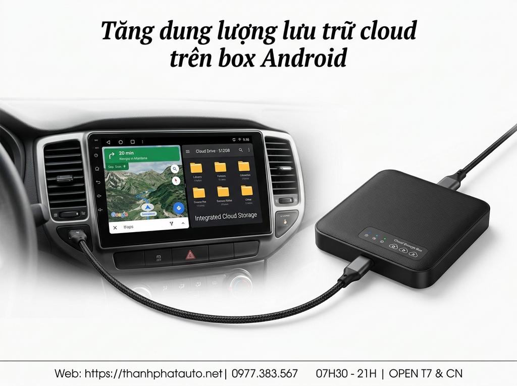 Tăng dung lượng lưu trữ cloud trên box Android