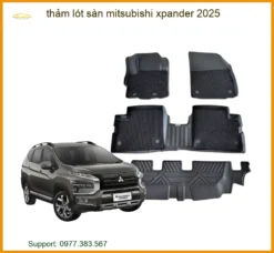 Thảm Lót Sàn Mitsubishi Xpander 2025 Cao Cấp - Bảo Vệ Nội Thất Toàn Diện