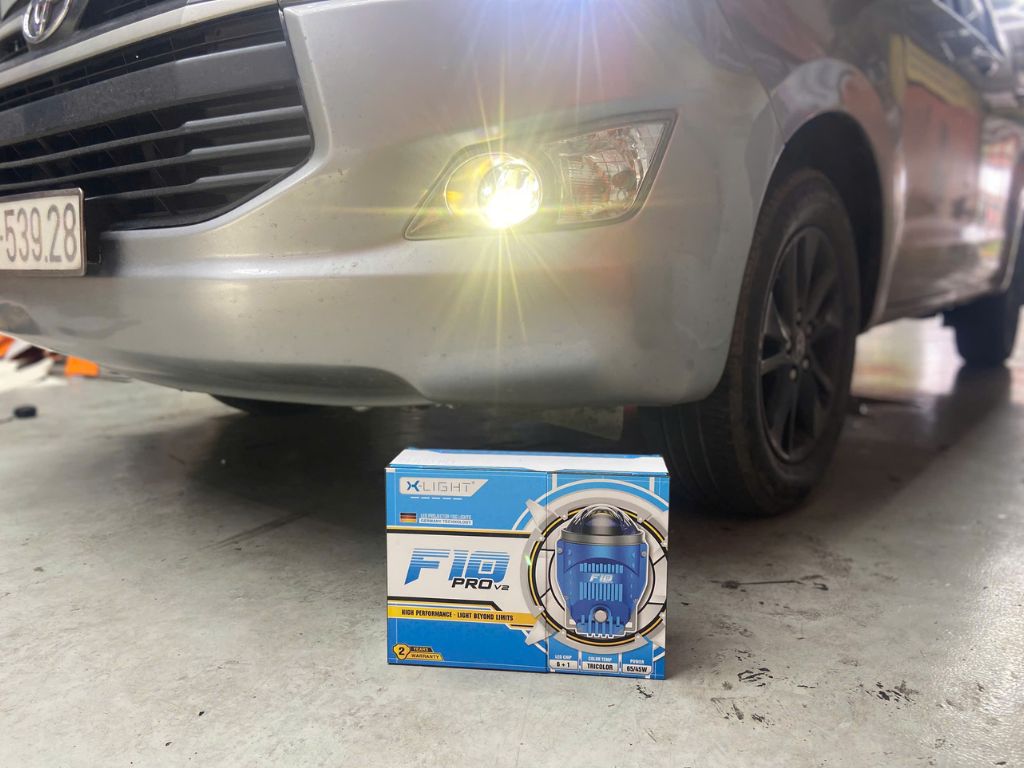 Innova 2017 Lắp Bi Gầm F10 PRO V2 – Nâng Cấp Ánh Sáng An Toàn Hơn