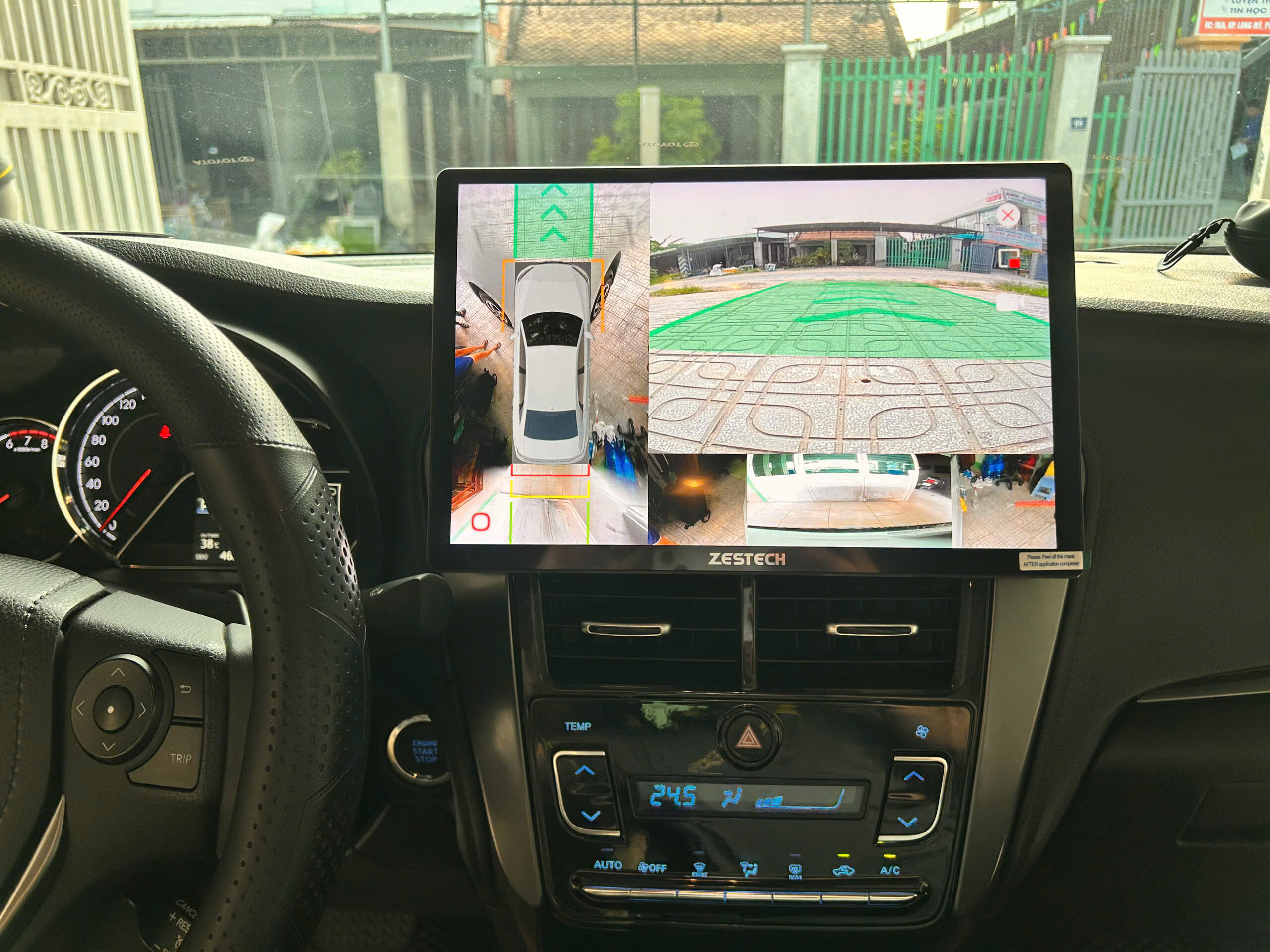 Màn Hình 13inch ADAS 360 Cho Toyota Vios