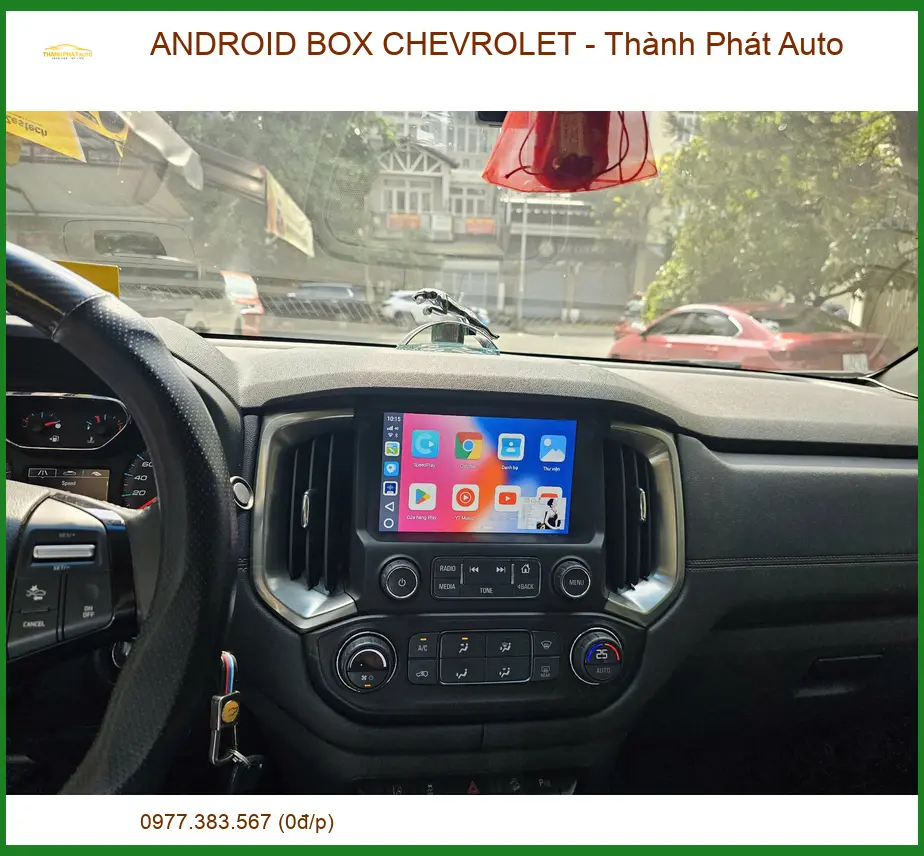 Android Box Chevrolet: Nâng Cấp Toàn Diện Màn Hình Zin Không Cần Thay Thế