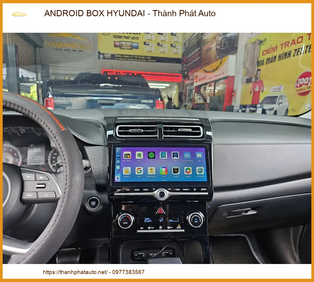 Android Box Hyundai – Nâng Tầm Trải Nghiệm Lái Xe Hiện Đại Cùng Thành Phát Auto