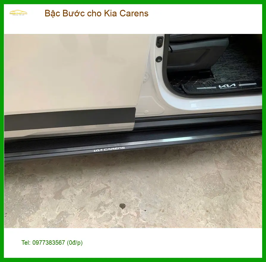 Anh Khang lắp Bậc Bước Kia Carens tại Quận 3 cho gia đình tiện lợi ảnh thực tế 3
