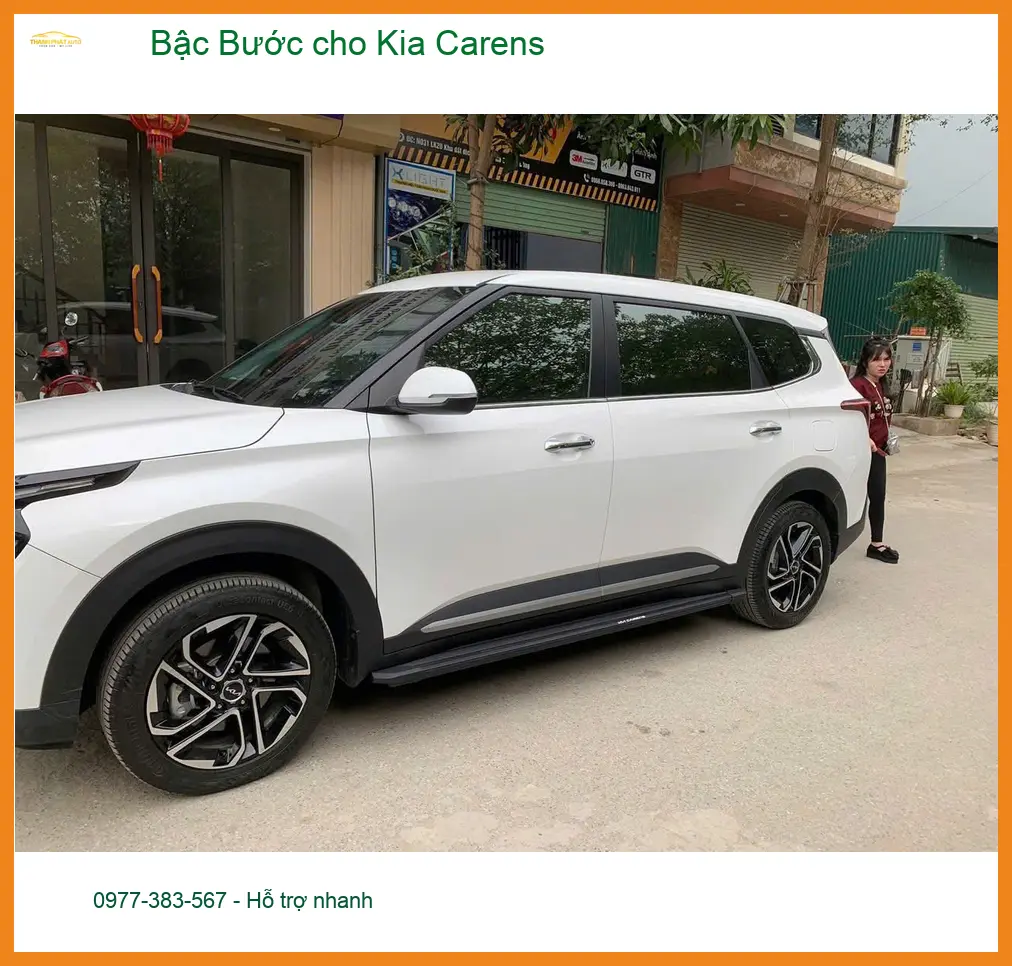 Anh Minh lắp bậc bước cho Kia Carens tại Quận Thủ Đức, tiện lợi cho trẻ nhỏ