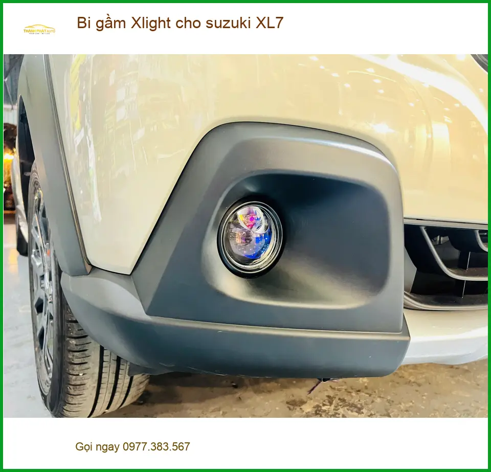 Cô Tuyết nâng cấp Bi gầm Xlight Suzuki XL7 tại Quận 1, sáng rõ đường đêm