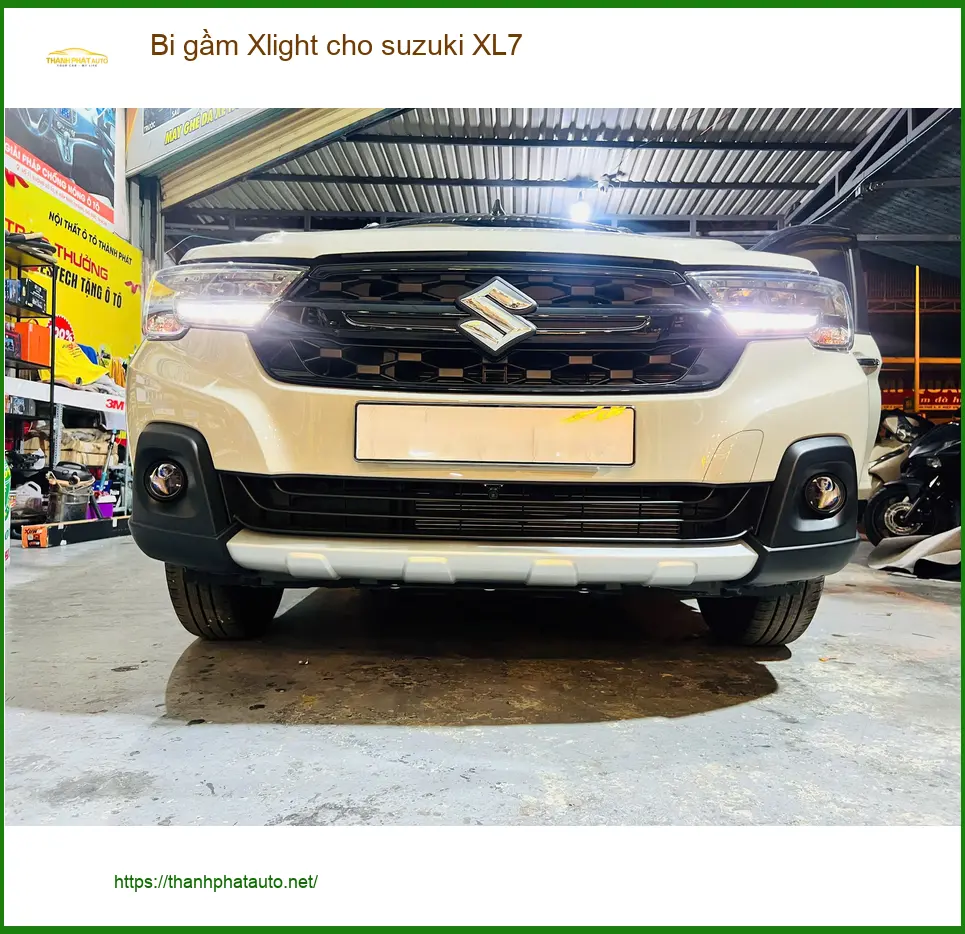 Cô Tuyết nâng cấp Bi gầm Xlight Suzuki XL7 tại Quận 1, sáng rõ đường đêm ảnh thực tế 2