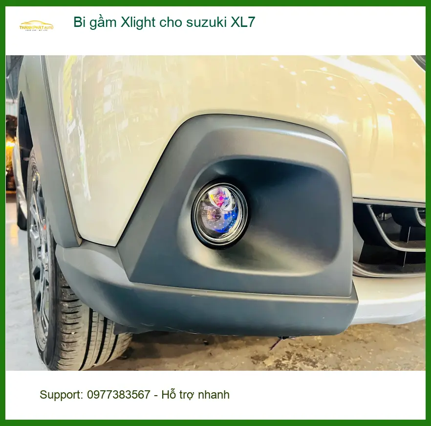 Anh Quang độ bi gầm Xlight cho Suzuki XL7 tại Thủ Đức vì đèn zin kém sáng khi đi đêm