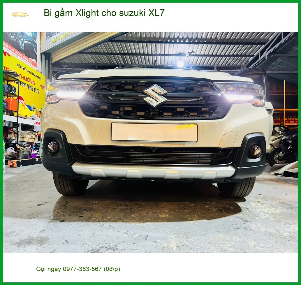 Chú Thiện độ bi gầm Xlight cho Suzuki XL7 tại Quận 9 để cải thiện tầm nhìn