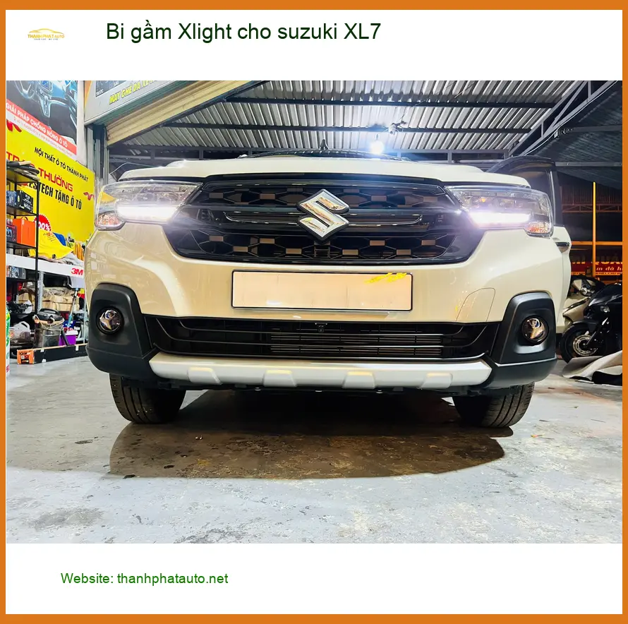 Anh Quang lắp Bi gầm Xlight cho Suzuki XL7 Quận 2 để cải thiện tầm nhìn khi trời tối ảnh thực tế 3