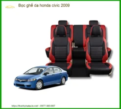 Bọc ghế da Honda Civic 2009 - Địa Chỉ Lắp Đặt Uy Tín Chuyên Nghiệp TPHCM