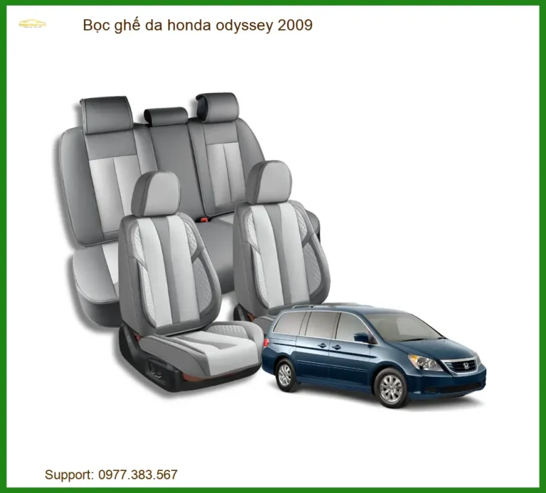 Bọc Ghế Da Honda Odyssey 2009 Cao Cấp - Nâng Cấp Nội Thất Sang Trọng