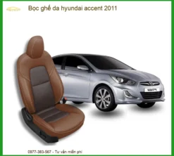 Bọc Ghế Da Hyundai Accent 2011 Sang Trọng, Chất Lượng Tại Thành Phát Auto