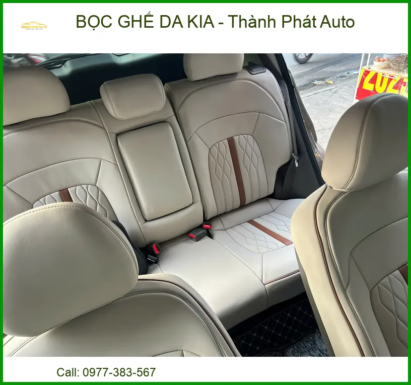 Bọc Ghế Da Kia Chuyên Nghiệp – Nâng Tầm Đẳng Cấp & An Toàn Tại Thành Phát Auto Tphcm