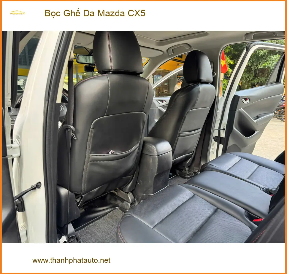 Anh Trọng bọc ghế da Mazda CX5 Quận Thủ Đức để nội thất xe thêm phần sang trọng