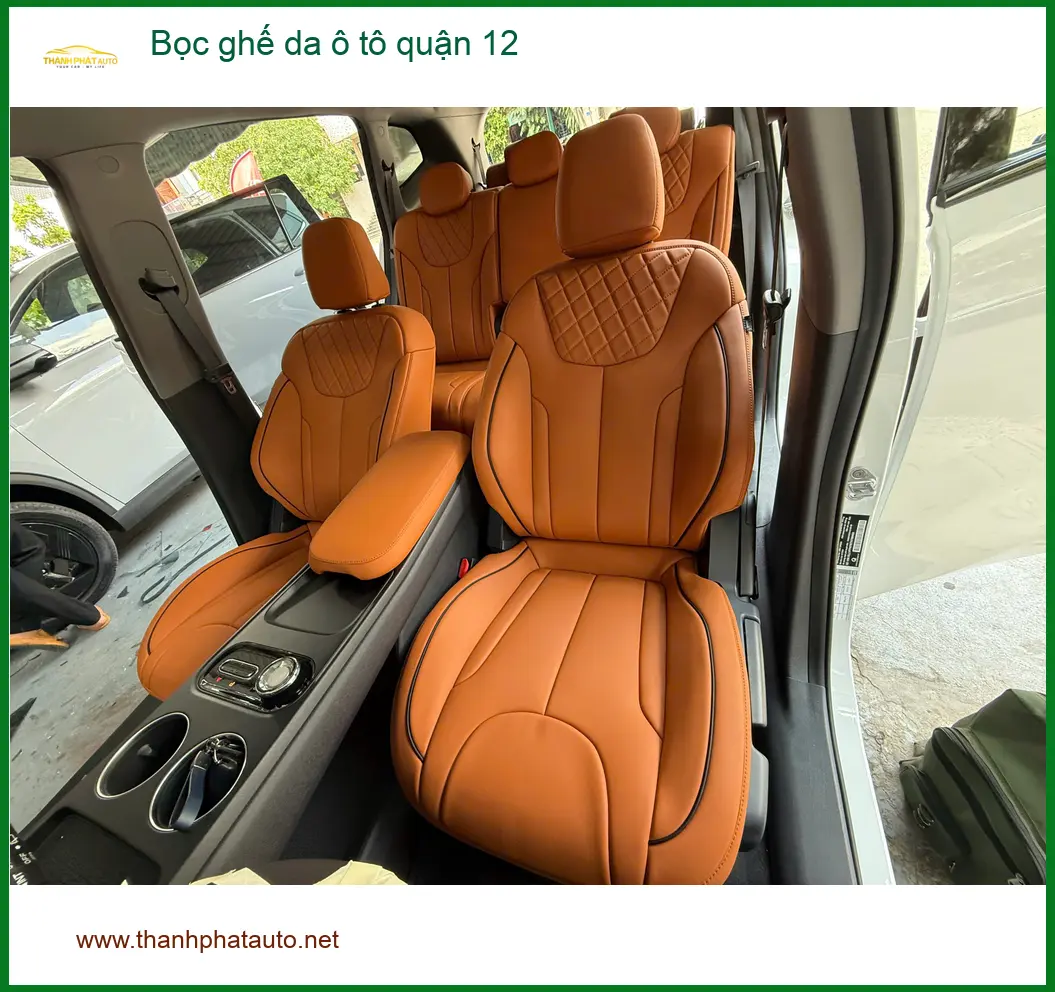 Cửa Hàng Bọc Ghế Da ghế da ô tô quận 12 - Thi Công Chuyên Nghiệp ảnh thực tế 2