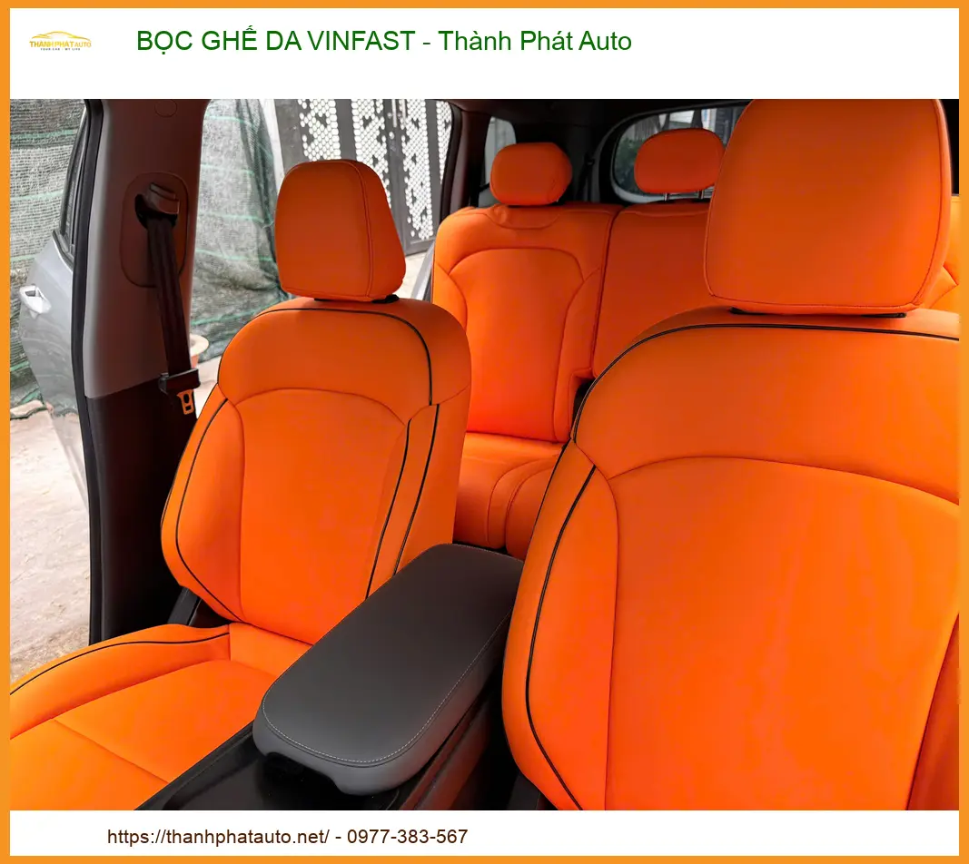 Bọc Ghế Da Vinfast - Nâng Tầm Đẳng Cấp Nội Thất Xe Việt