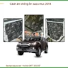 Cách Âm Chống Ồn Cho Xe Isuzu Mux 2018 Chuyên Nghiệp