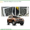 Cách Âm Chống Ồn Isuzu MU-X 2016 - Trung Tâm Lắp Đặt Uy Tín TPHCM