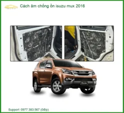 Cách Âm Chống Ồn Isuzu MU-X 2016 - Trung Tâm Lắp Đặt Uy Tín TPHCM