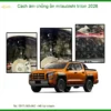 Cách âm chống ồn Mitsubishi Triton - Trung Tâm Lắp Đặt Chính Hãng Uy Tín TPHCM