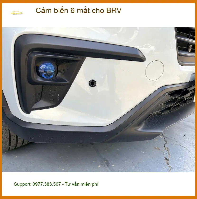 Anh Minh lắp cảm biến 6 mắt cho BRV tại Quận Tân Phú để lùi đỗ an toàn hơn ảnh thực tế 2