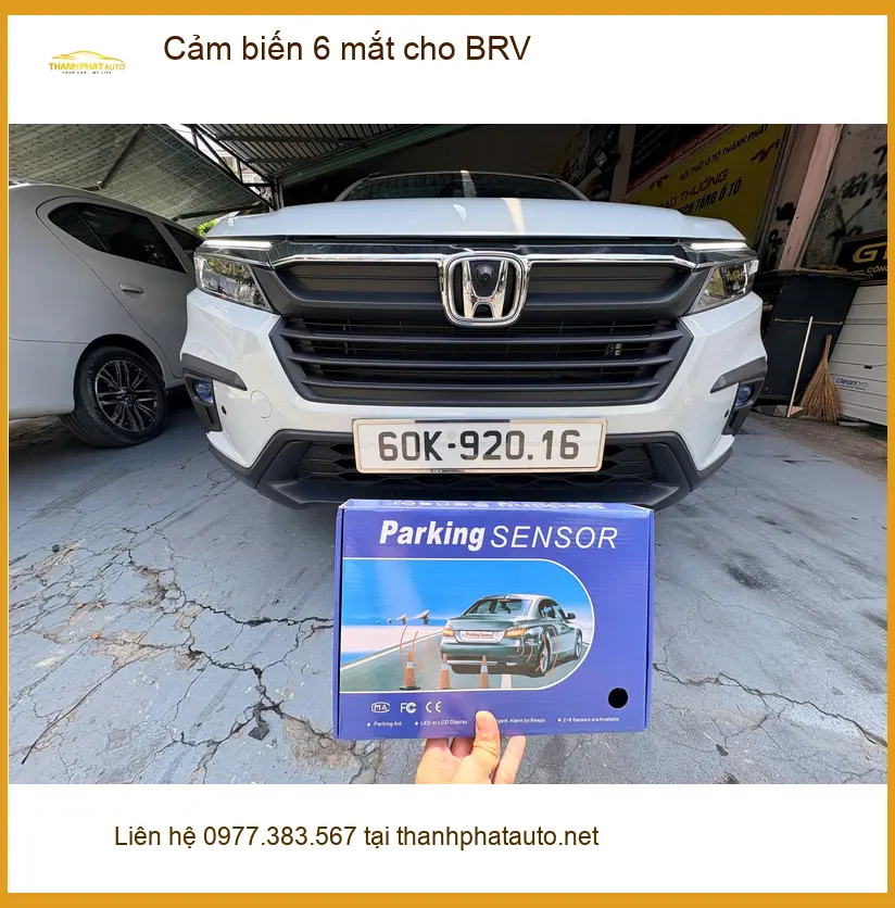 Anh Tấn lắp cảm biến 6 mắt cho BRV tại Thủ Đức để đỗ xe an toàn hơn ảnh thực tế 2