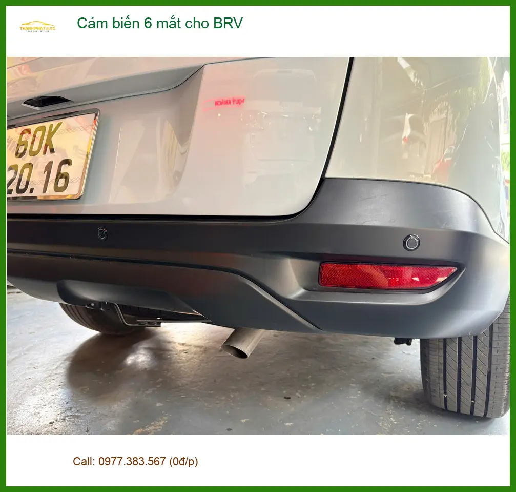 Anh Khải lắp Cảm biến 6 mắt cho Honda BRV tại Quận 2 để đỗ xe an toàn hơn ảnh thực tế 5