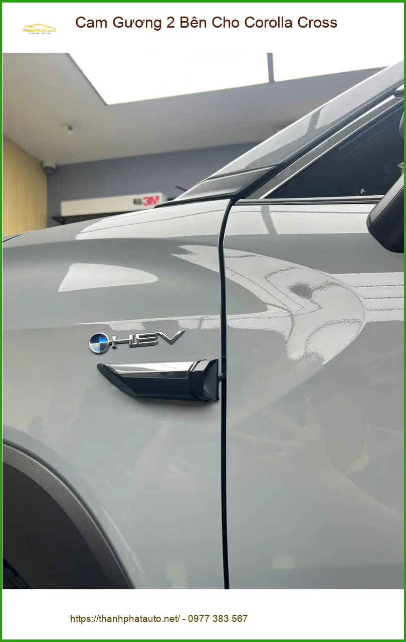 Anh Đạt lắp Cam Gương 2 Bên Cho Corolla Cross tại Thủ Đức để loại bỏ điểm mù ảnh thực tế 3