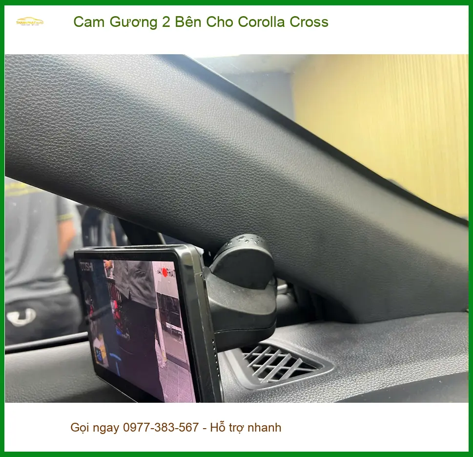 Anh Minh lắp Cam Gương 2 Bên Corolla Cross ở Quận 12, cần gấp