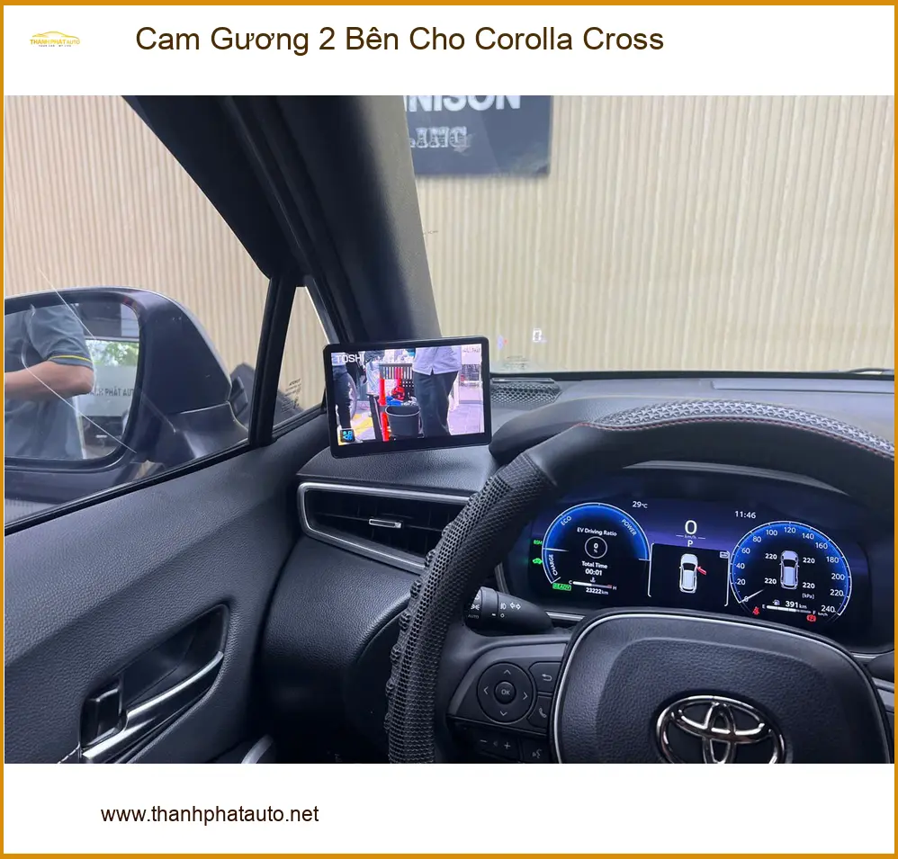Anh Minh lắp Cam Gương 2 Bên Corolla Cross ở Quận 12, cần gấp ảnh thực tế 3