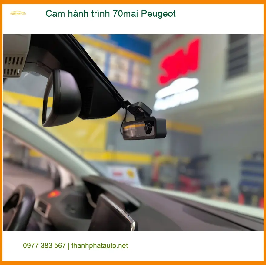 Anh Quang Minh lắp cam hành trình 70mai cho Peugeot ở Quận 12 ảnh thực tế 2