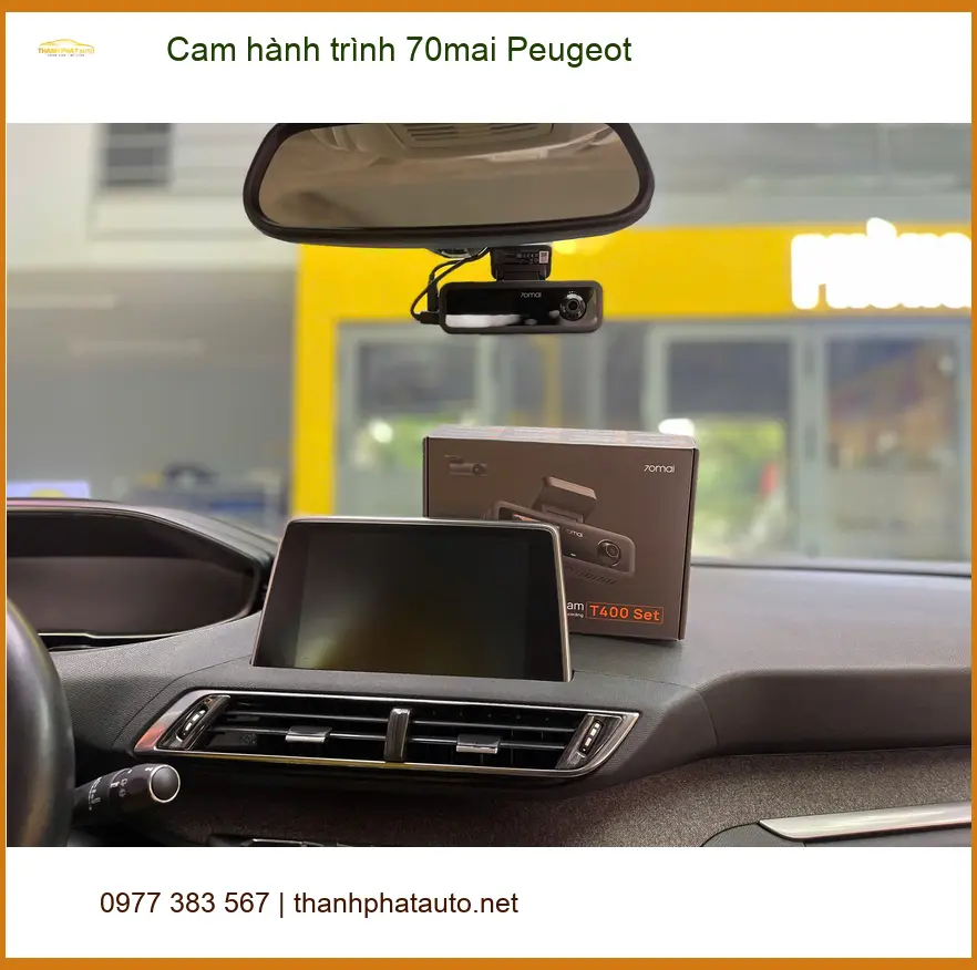 Anh Quang Minh lắp cam hành trình 70mai cho Peugeot ở Quận 12 ảnh thực tế 3