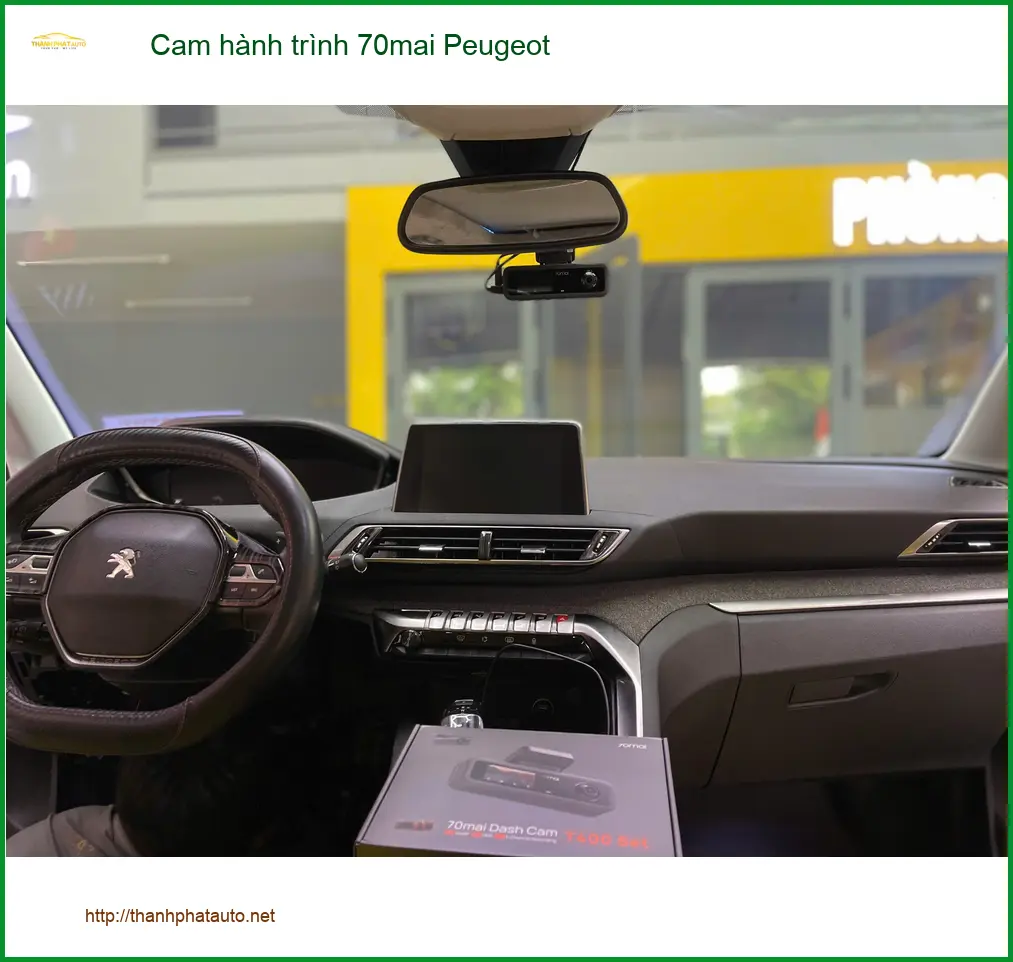 Anh Tấn lắp cam hành trình 70mai cho Peugeot 3008 tại Quận 9 tìm địa chỉ uy tín ảnh thực tế 5
