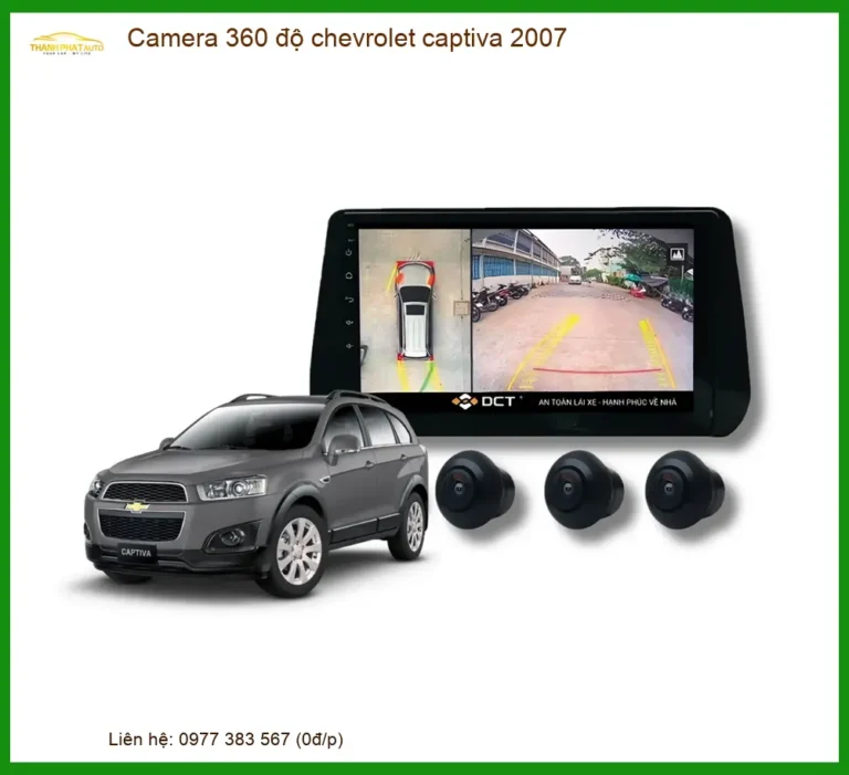 Camera 360 độ Chevrolet Captiva 2007 - Địa Chỉ Lắp Đặt Uy Tín TPHCM