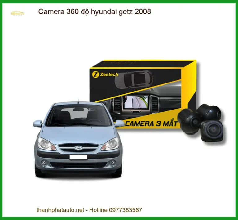 Camera 360 Độ Hyundai Getz 2008 Chính Hãng - Hỗ Trợ Lái Xe An Toàn
