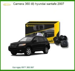 Camera 360 độ Hyundai Santafe 2007 - Địa Chỉ Lắp Đặt Uy Tín TPHCM
